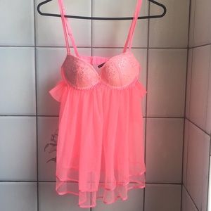 Victoria’s Secret hot pink 34B bra lingerie top